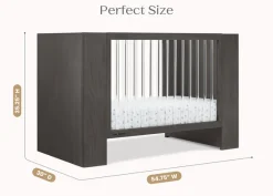Baby Cribs*Delta Children Aerin 4-in-1 Convertible Crib Rustic Grey (084)