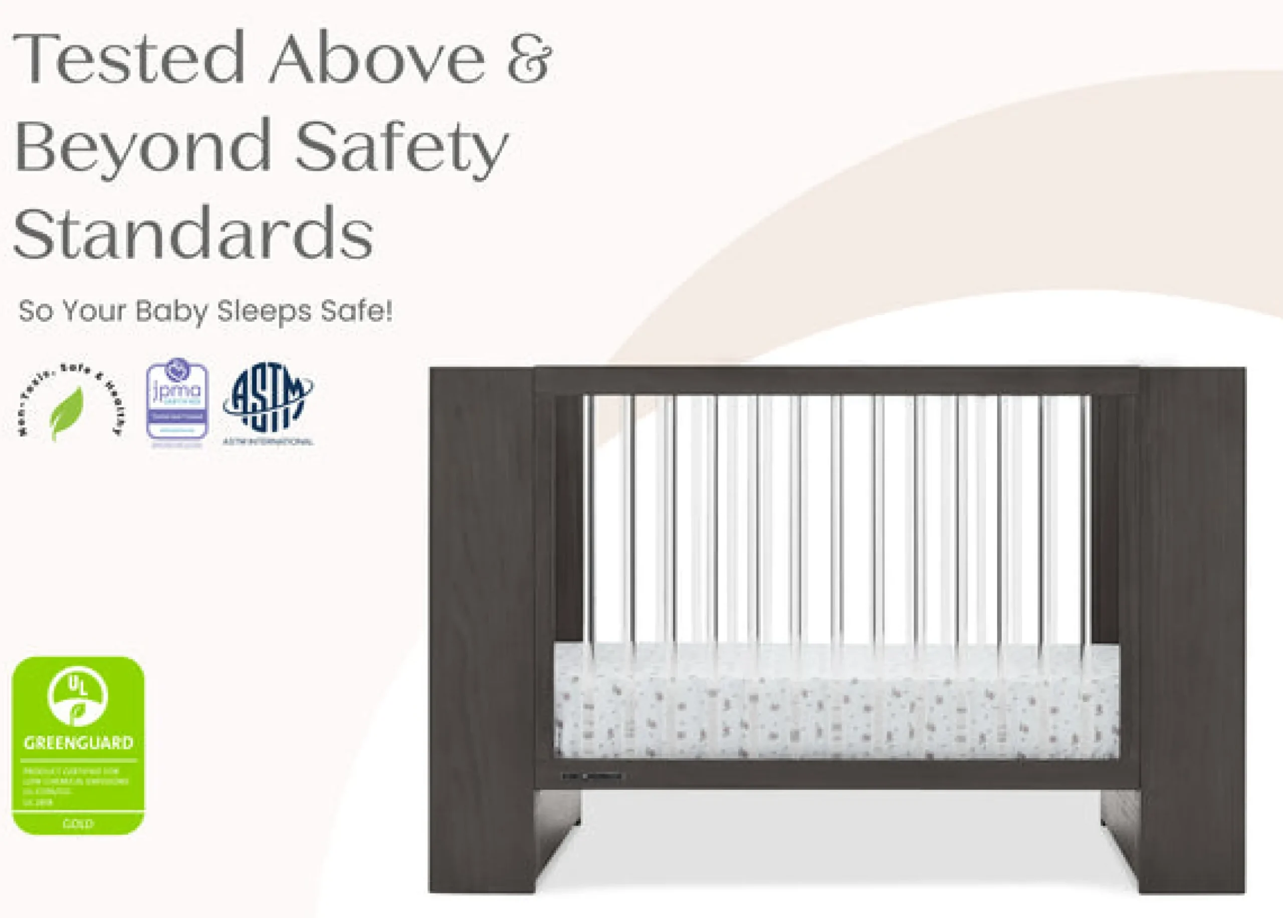 Baby Cribs*Delta Children Aerin 4-in-1 Convertible Crib Rustic Grey (084)