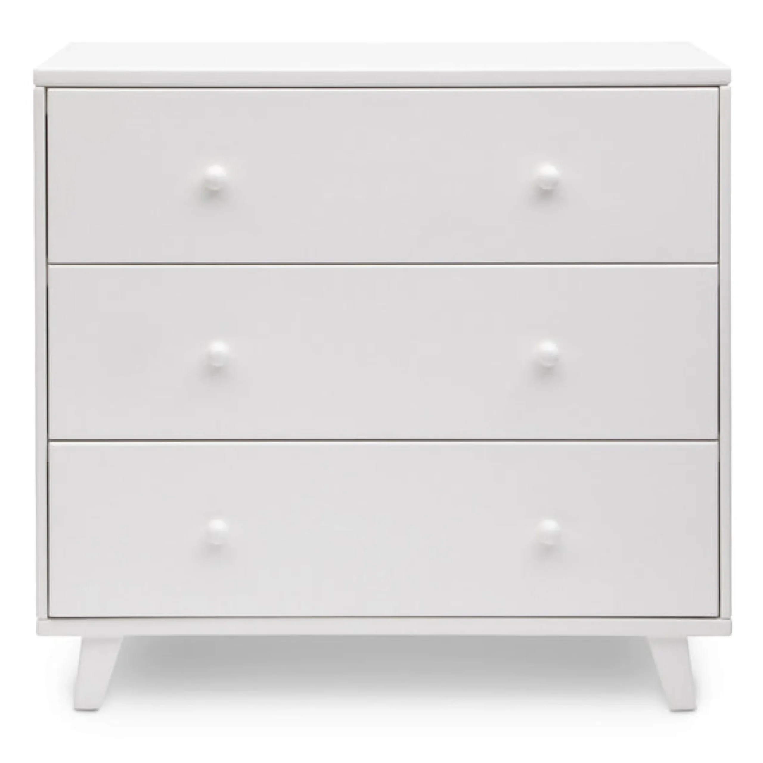 Dressers & Changing Tables|Dressers*Delta Children Ava 3 Drawer Dresser with Changing Top and Interlocking Drawers White (100)