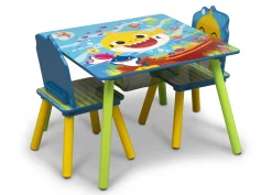 Table & Chair Sets|Table & Chair Sets*Delta Children Baby Shark Kids Table and Chair Set With Storage