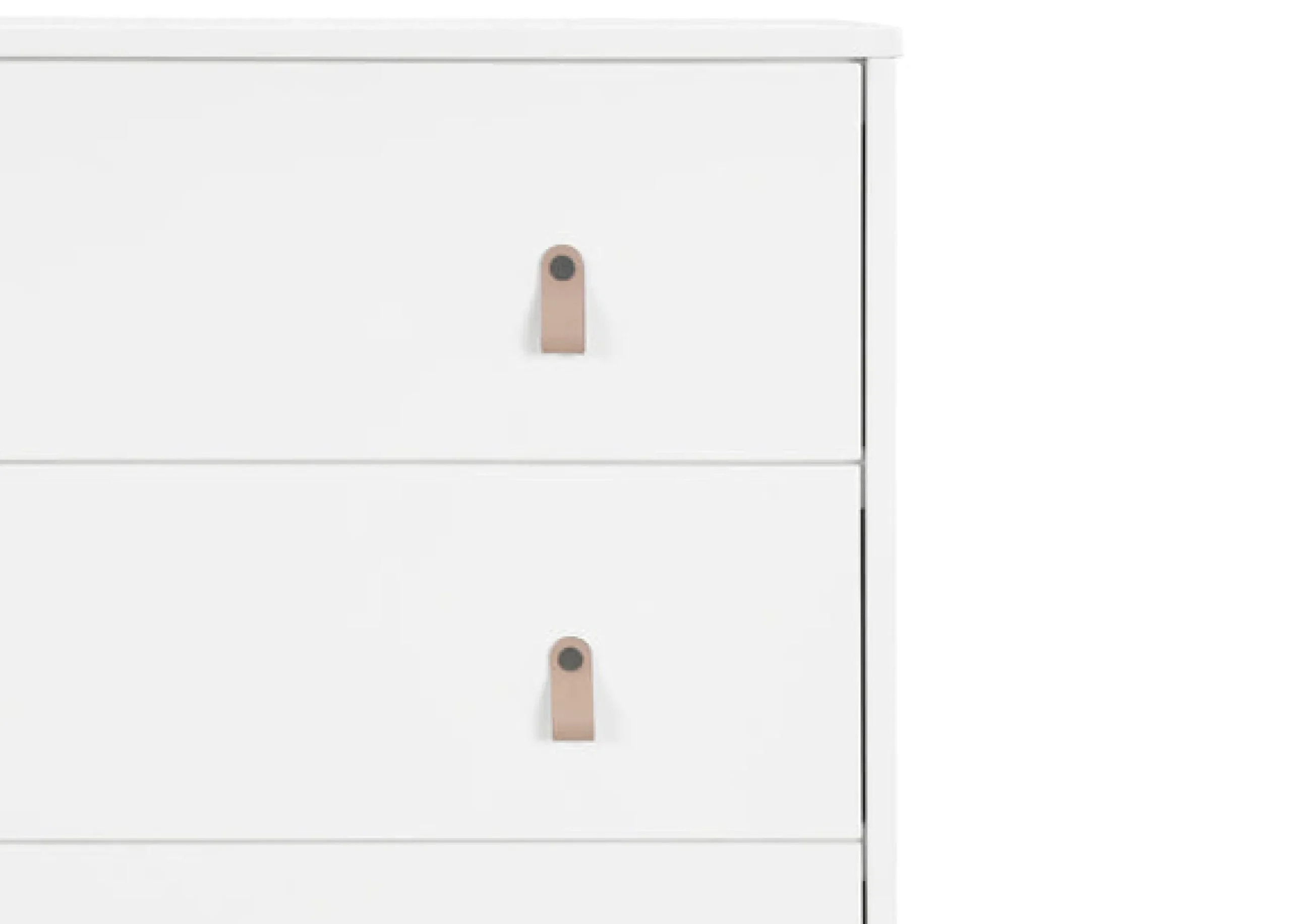 Dressers & Changing Tables|Dressers*babyGap by Delta Children babyGap Legacy 3 Drawer Dresser with Leather Pulls and Interlocking Drawers Bianca White with Natural (123)