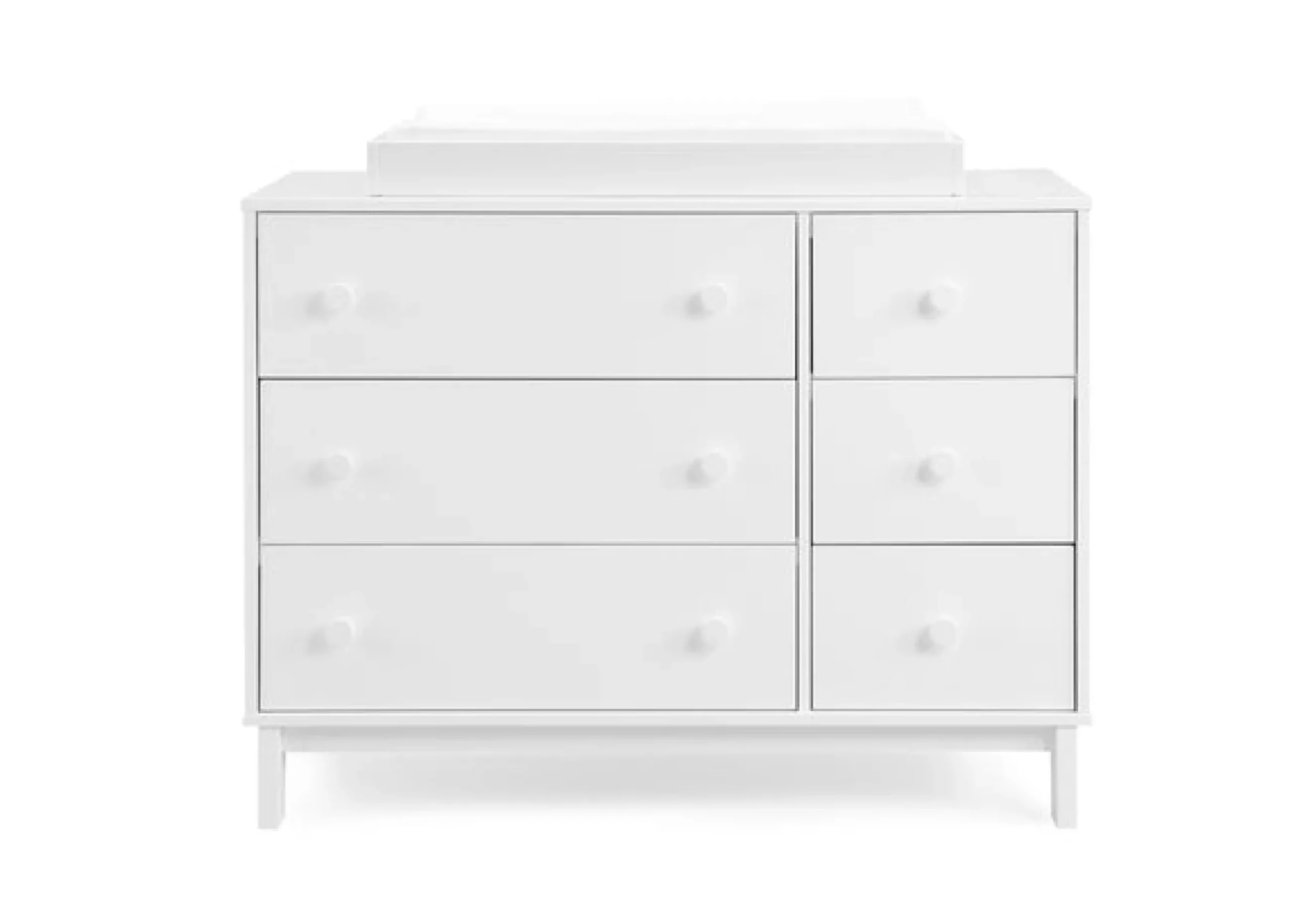 Dressers & Changing Tables|Dressers*babyGap by Delta Children babyGap Legacy 6 Drawer Dresser with Interlocking Drawers Bianca White (130)