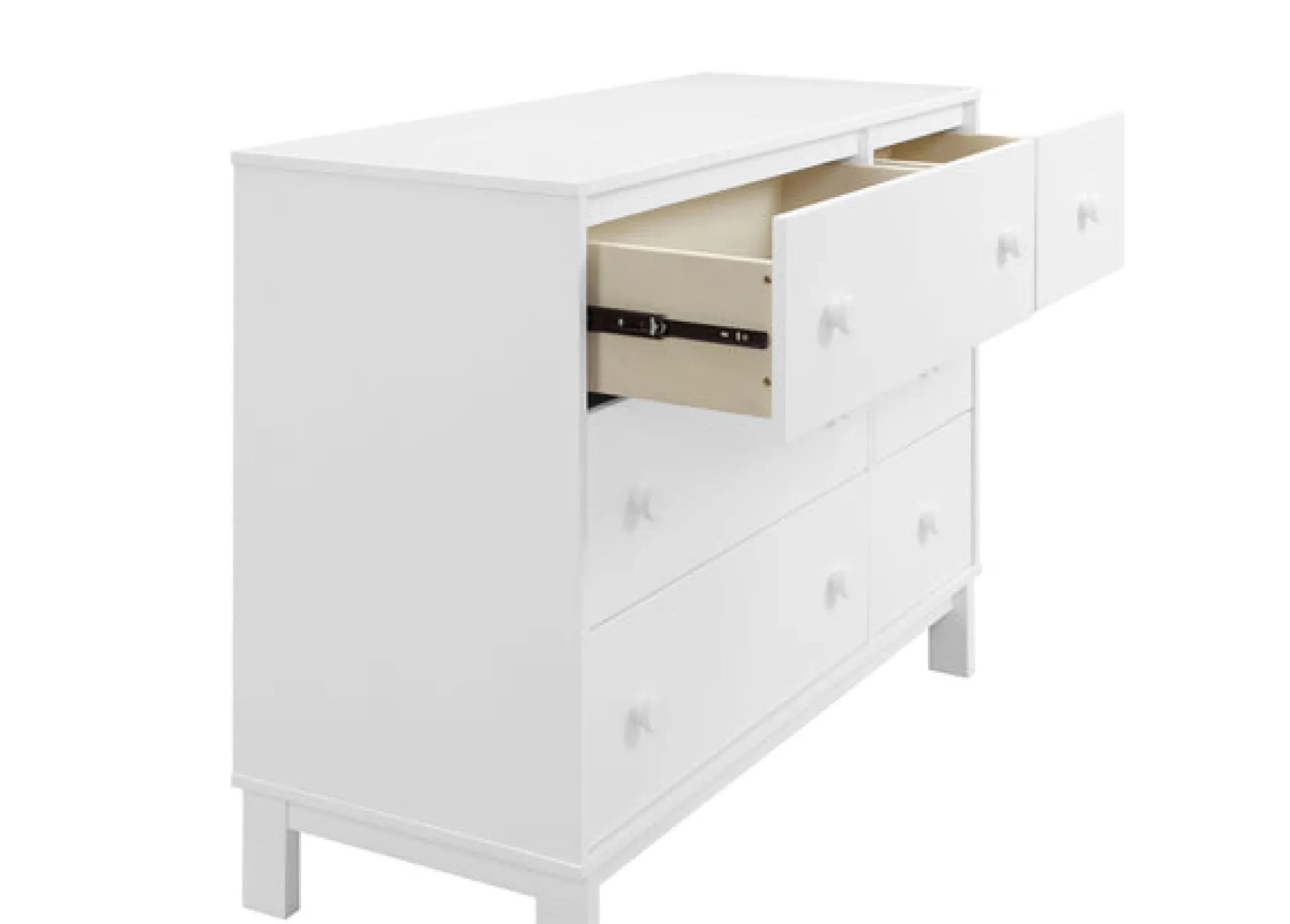 Dressers & Changing Tables|Dressers*babyGap by Delta Children babyGap Legacy 6 Drawer Dresser with Interlocking Drawers Bianca White (130)