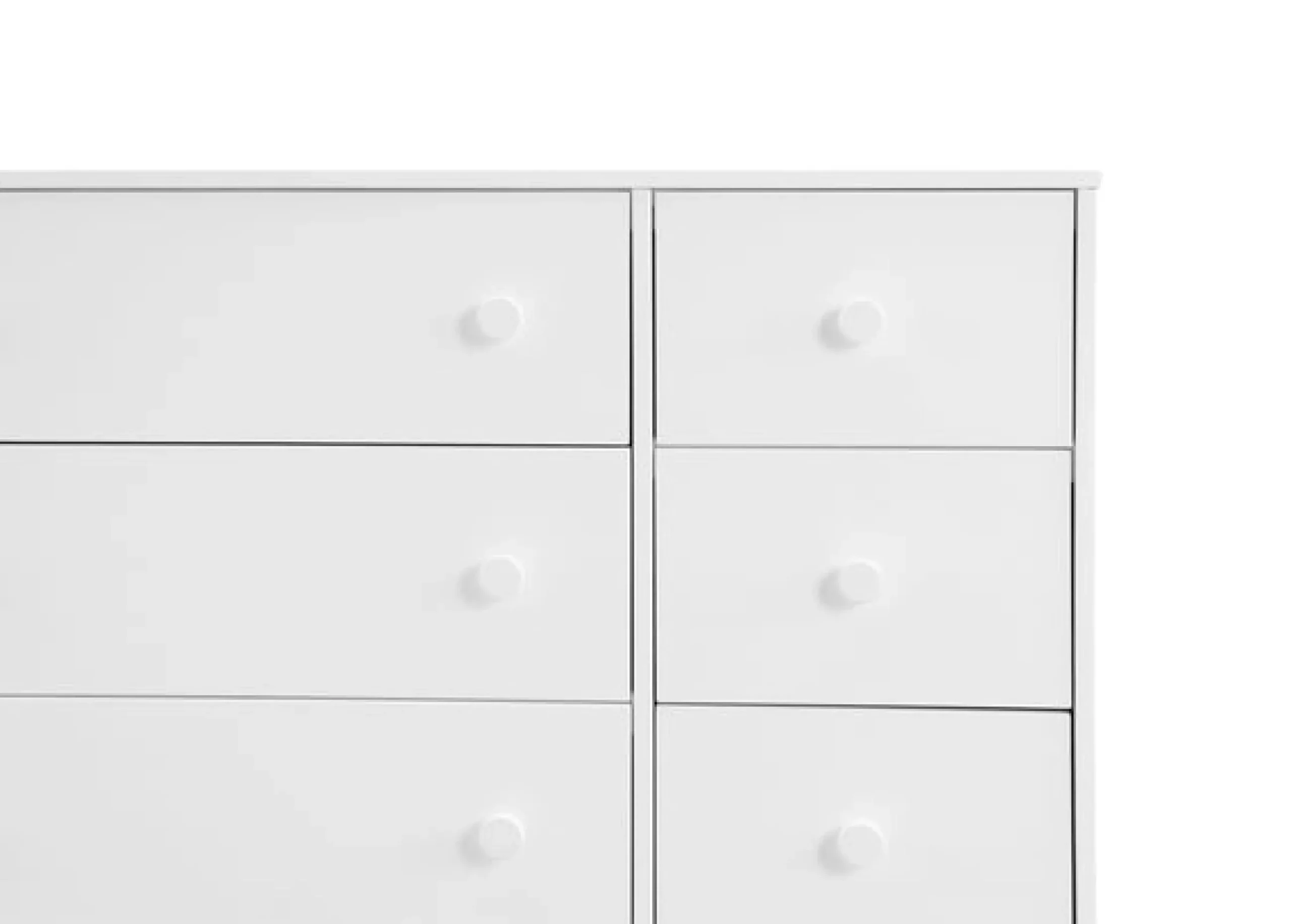 Dressers & Changing Tables|Dressers*babyGap by Delta Children babyGap Legacy 6 Drawer Dresser with Interlocking Drawers Bianca White (130)