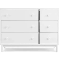 Dressers & Changing Tables|Dressers*babyGap by Delta Children babyGap Legacy 6 Drawer Dresser with Interlocking Drawers Bianca White (130)