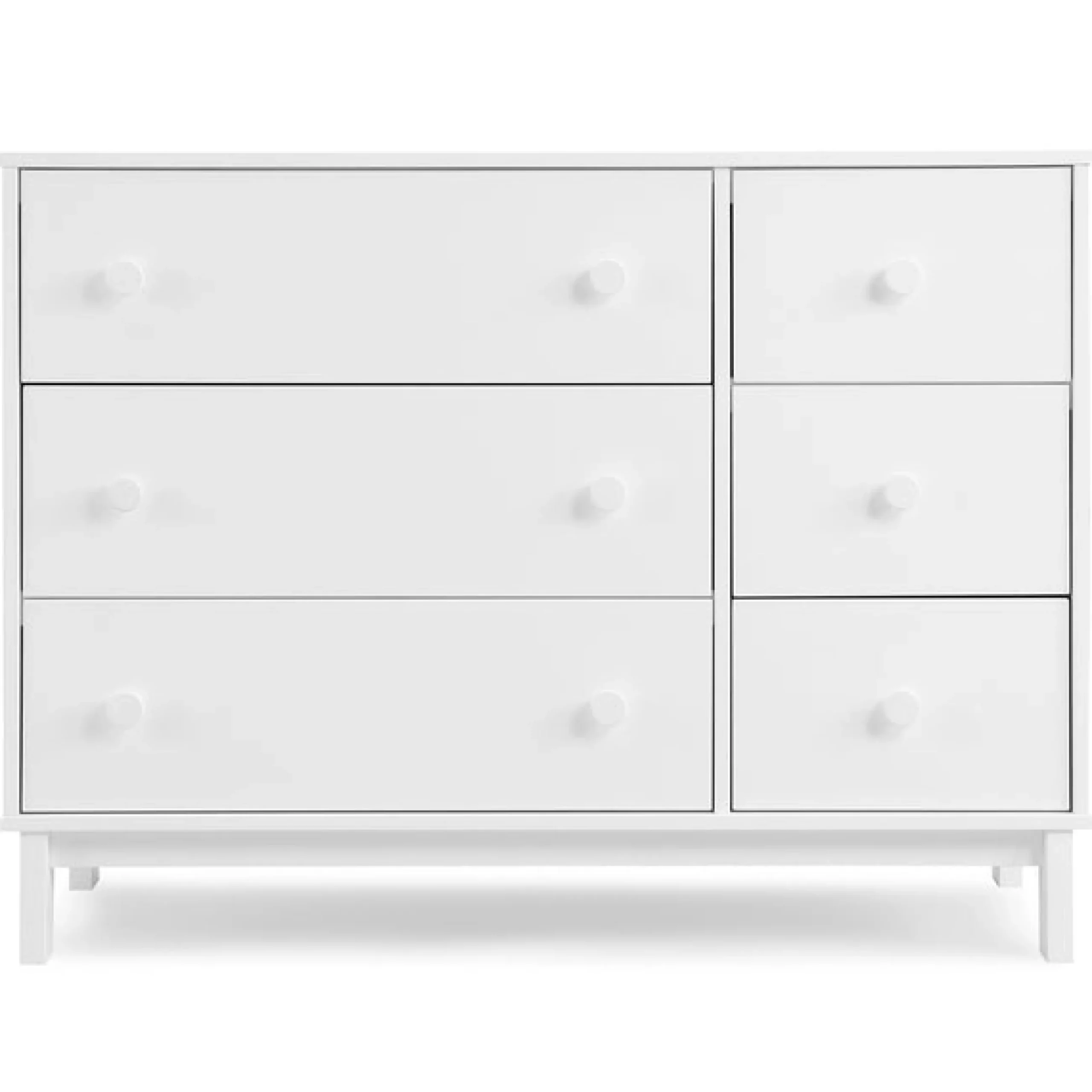 Dressers & Changing Tables|Dressers*babyGap by Delta Children babyGap Legacy 6 Drawer Dresser with Interlocking Drawers Bianca White (130)