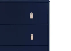 Dressers & Changing Tables|Dressers*babyGap by Delta Children babyGap Legacy 3 Drawer Dresser with Leather Pulls Navy with Natural (1481)