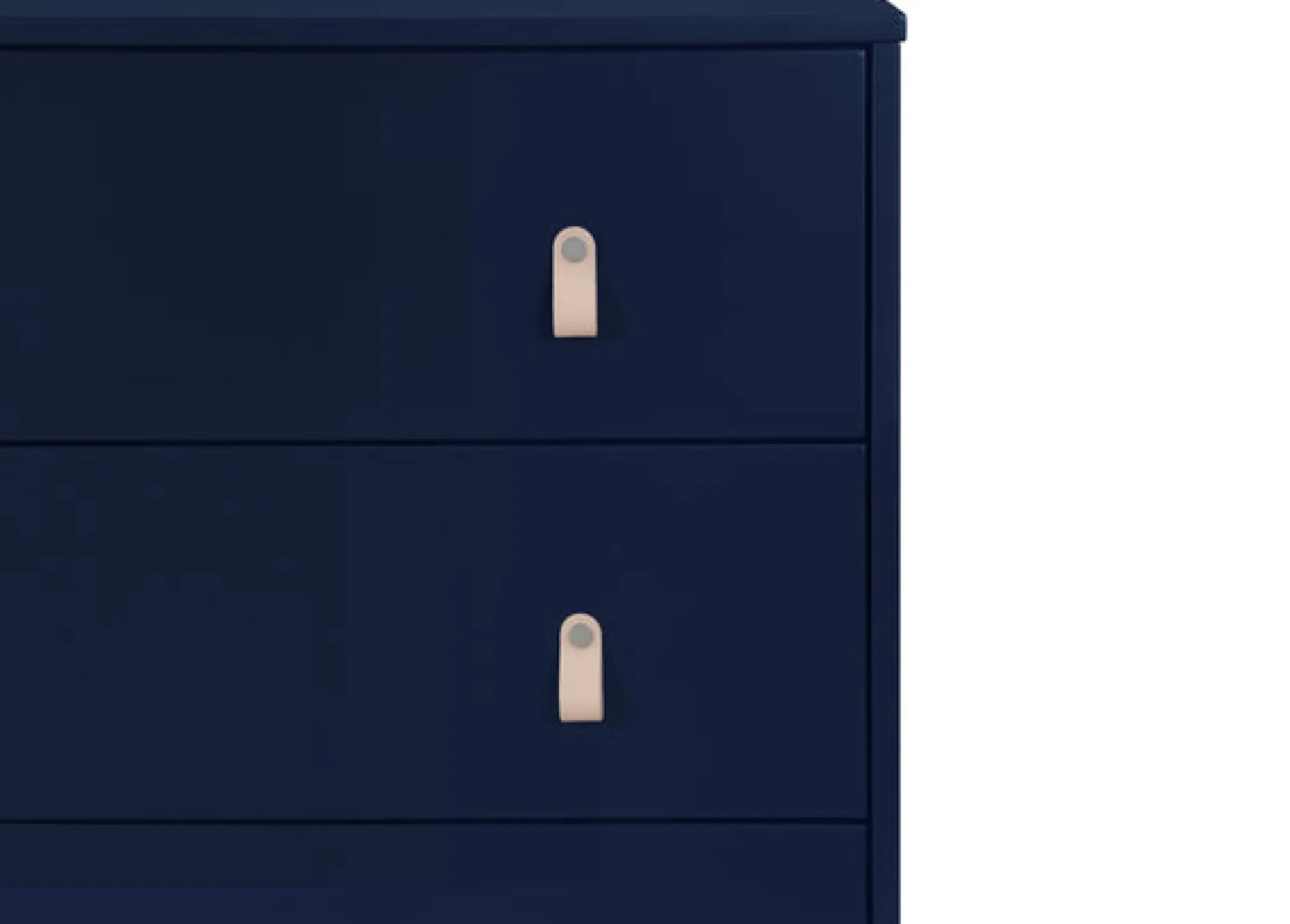 Dressers & Changing Tables|Dressers*babyGap by Delta Children babyGap Legacy 3 Drawer Dresser with Leather Pulls Navy with Natural (1481)