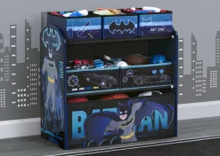 Toy Storage & Bookcases|Shop By Character*Delta Children Batman 6 Bin Design and Store Toy Organizer