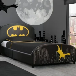 Twin Beds|Shop By Character*Delta Children Batman Upholstered Twin Bed