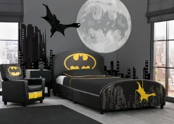 Twin Beds|Shop By Character*Delta Children Batman Upholstered Twin Bed