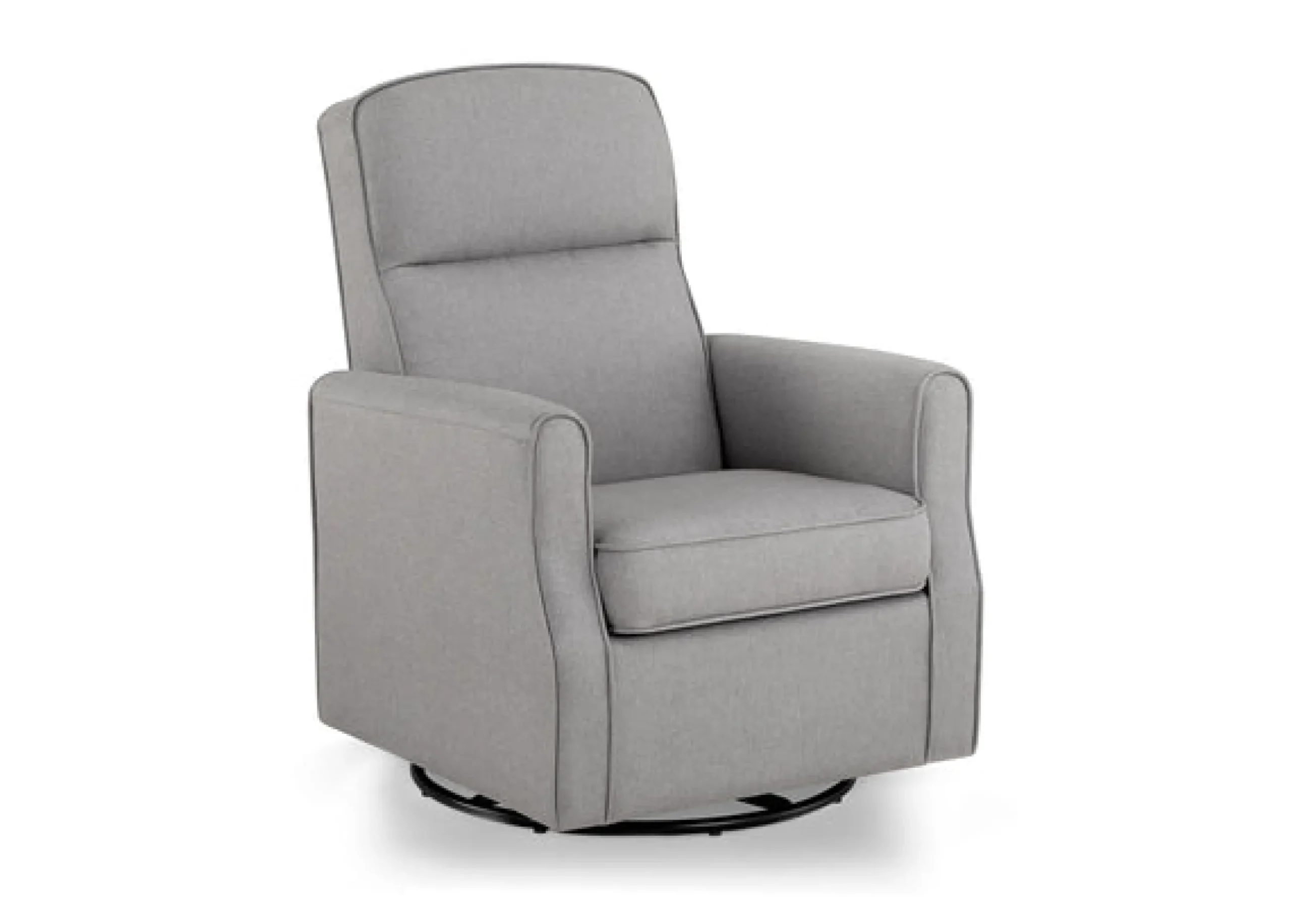 Gliders & Recliners*Delta Children Blair Slim Nursery Glider Swivel Rocker Chair French Grey (1304)