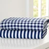 Crib Sheets & Bedding|Crib Sheets & Bedding*Delta Children Blue Gingham Fitted Crib Sheets - 2 Pack