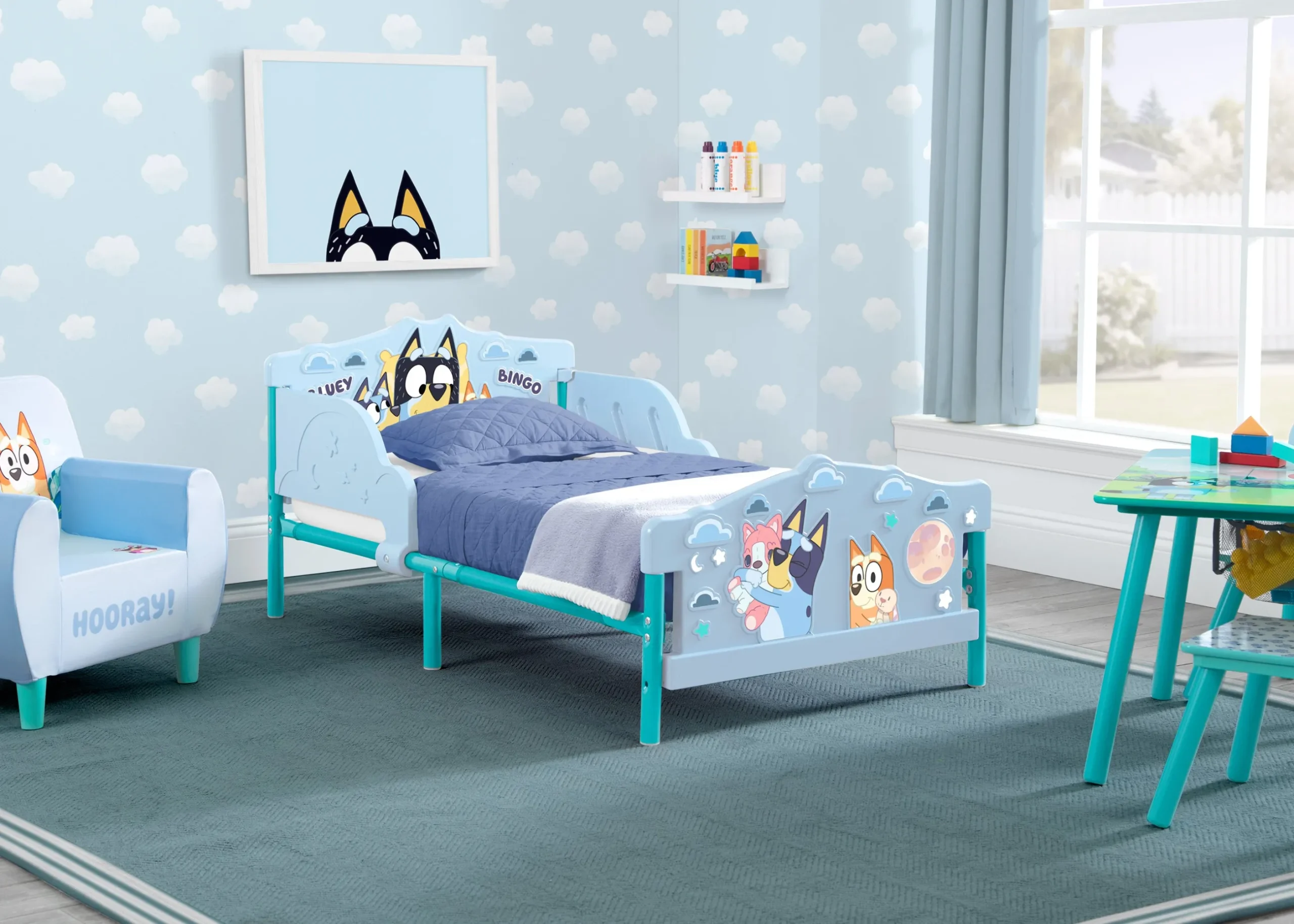 Toddler Beds*Delta Children Bluey 3D Toddler Bed