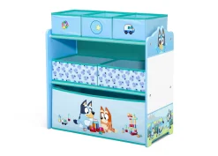 Book & Toy Storage|Toy Storage & Bookcases*Delta Children Bluey Design & Store 6 Bin Toy Storage Organizer