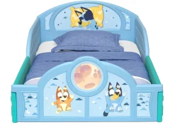 Toddler Beds*Delta Children Bluey Sleep and Play Toddler Bed with Built-In Guardrails
