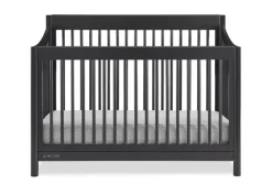 Baby Cribs*Delta Children Brooks 6-in-1 Convertible Crib Midnight Grey (1360)