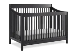 Baby Cribs*Delta Children Brooks 6-in-1 Convertible Crib Midnight Grey (1360)