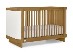 Baby Cribs*babyGap by Delta Children Callie 4-in-1 Upholstered Crib Acorn with White Boucle (1551)