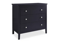 Dressers & Changing Tables|Dressers*Delta Children Campbell 3 Drawer Dresser Midnight Grey (1360)