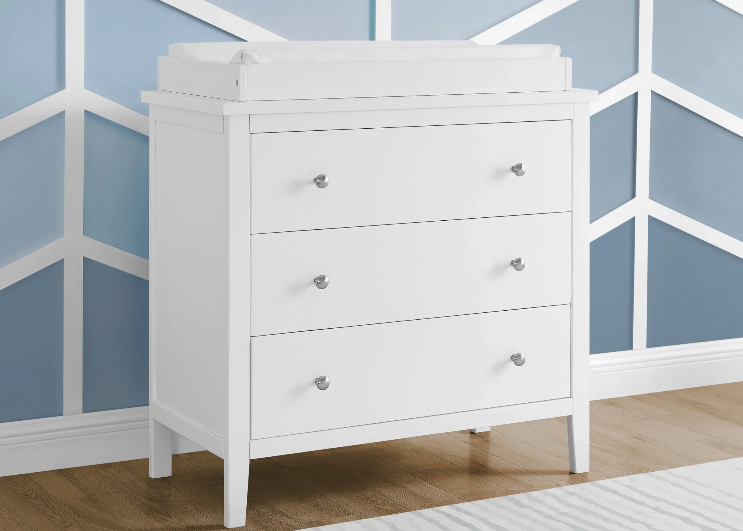 Dressers & Changing Tables|Dressers*Delta Children Campbell 3 Drawer Dresser with Interlocking Drawers