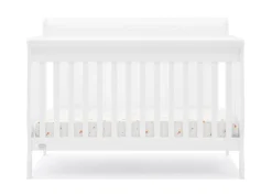 Baby Cribs*Simmons Kids Carter 6-in-1 Convertible Crib Bianca White (130)