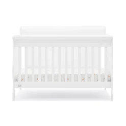 Baby Cribs*Simmons Kids Carter 6-in-1 Convertible Crib Bianca White (130)