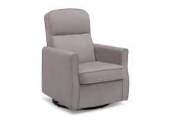 Gliders & Recliners*Delta Children Clair Slim Nursery Glider Swivel Rocker Chair Dove Grey (034)