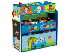 Toy Storage & Bookcases|Book & Toy Storage*Delta Children CoComelon 6 Bin Design and Store Toy Organizer