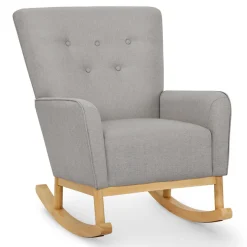 Gliders & Recliners*Delta Children Colby Rocking Chair French Grey with Natural (1424)