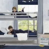 Twin Beds*Delta Children Convertible Twin Bunk Bed with Ladder and Guardrails