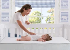 Crib Mattresses|Crib Mattresses*Delta Children CoolLux Two-Stage Crib and Toddler Mattress