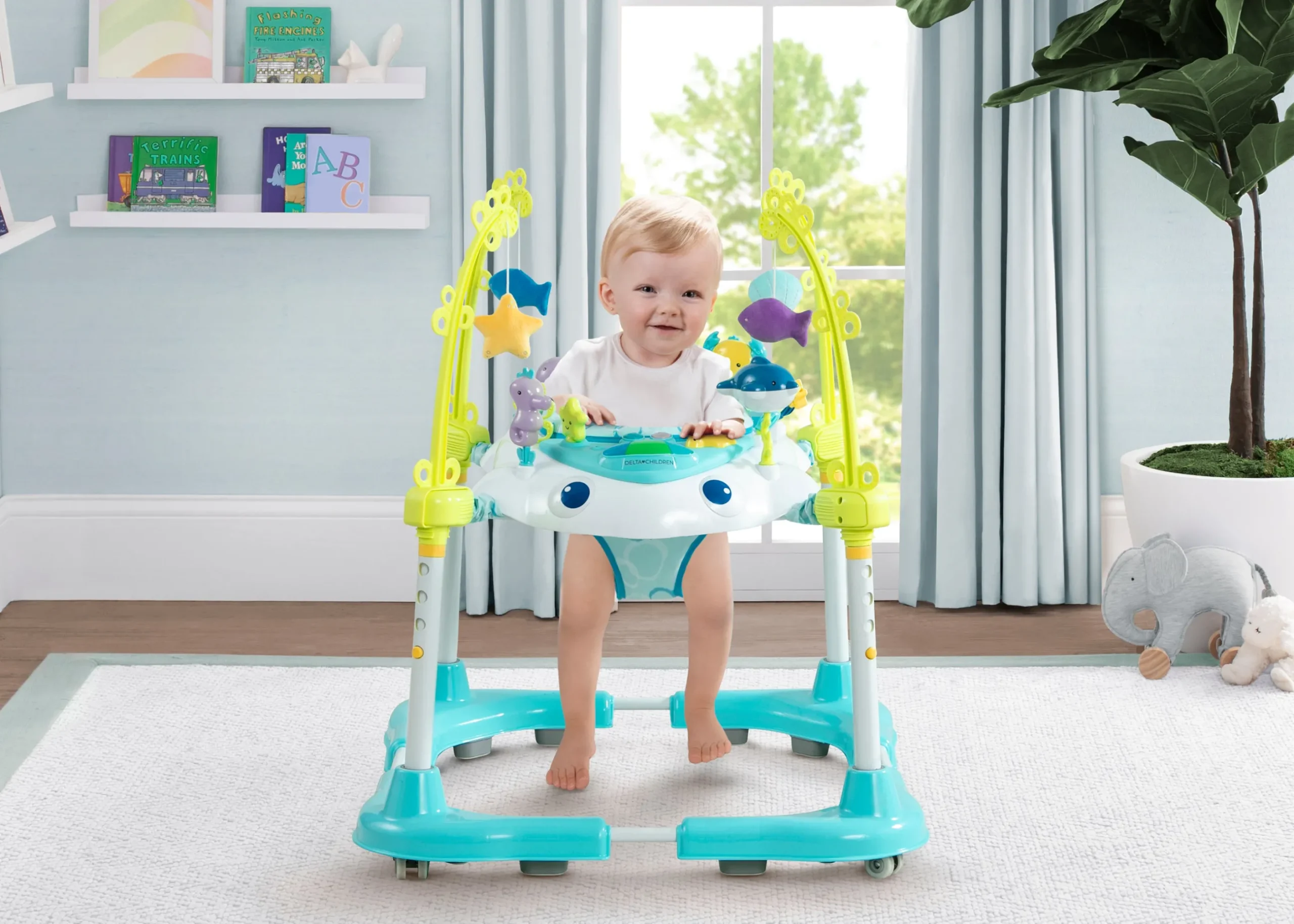 Walkers*Delta Children Deluxe Bounceroo Learn2Walk Balancer Baby Walker