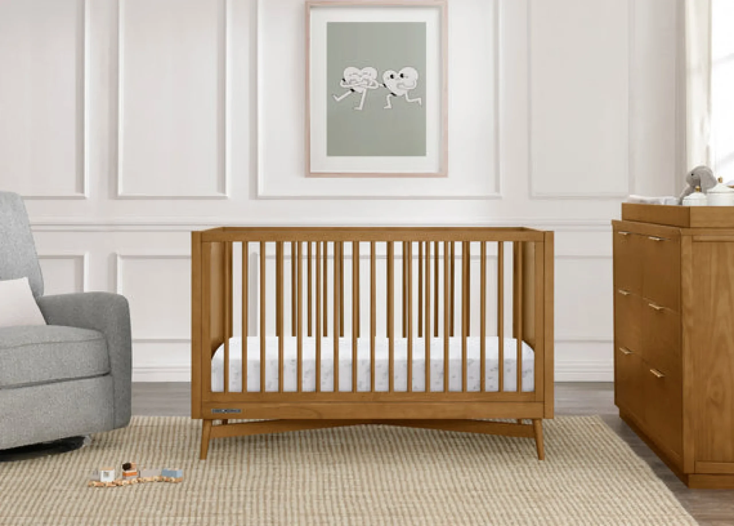 Baby Cribs*Delta Children Dylan 4-in-1 Convertible Crib Acorn (755)