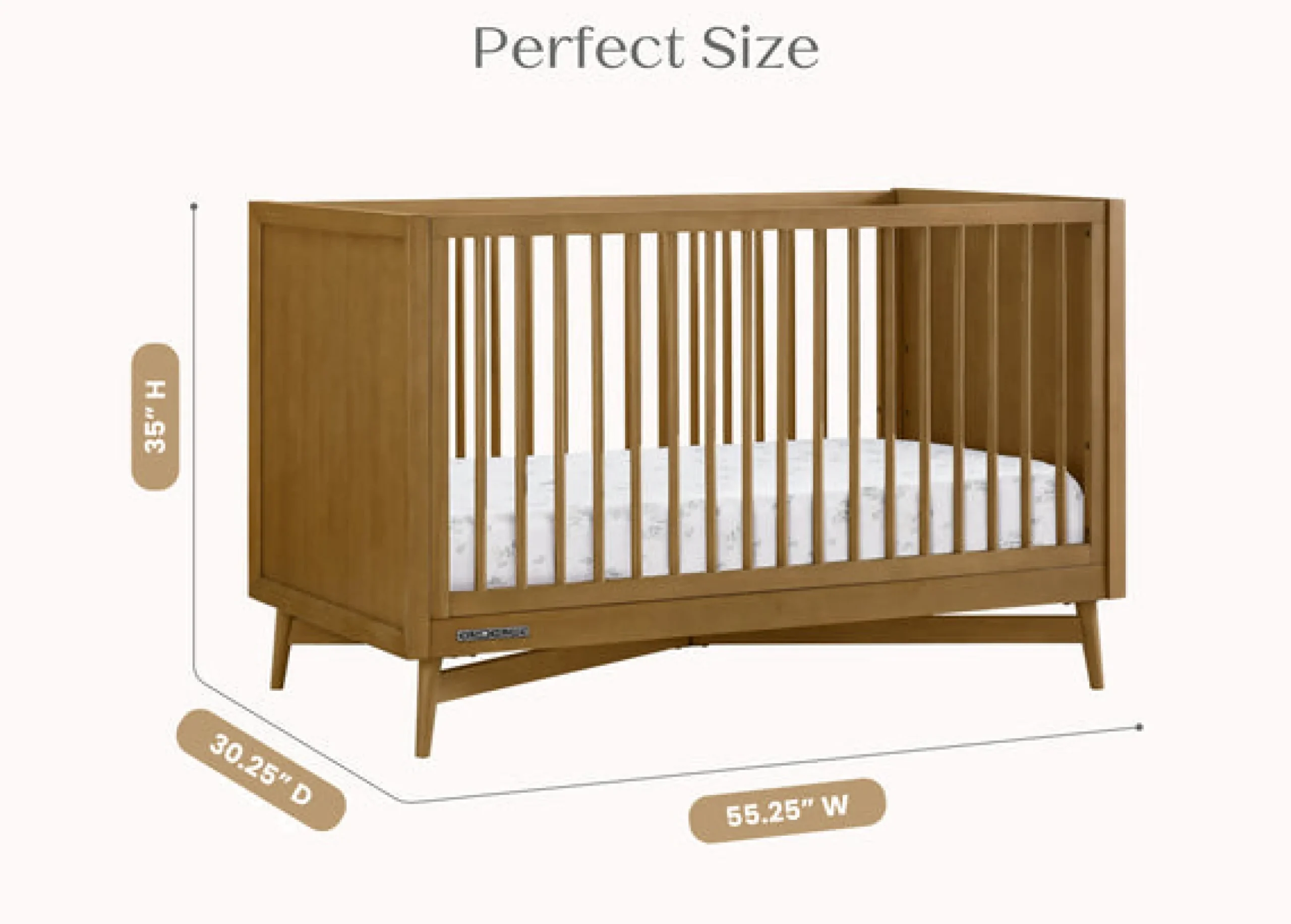 Baby Cribs*Delta Children Dylan 4-in-1 Convertible Crib Acorn (755)