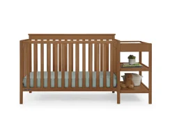 Baby Cribs*Delta Children Ellie 5-in-1 Convertible Crib and Changer Chestnut (836)