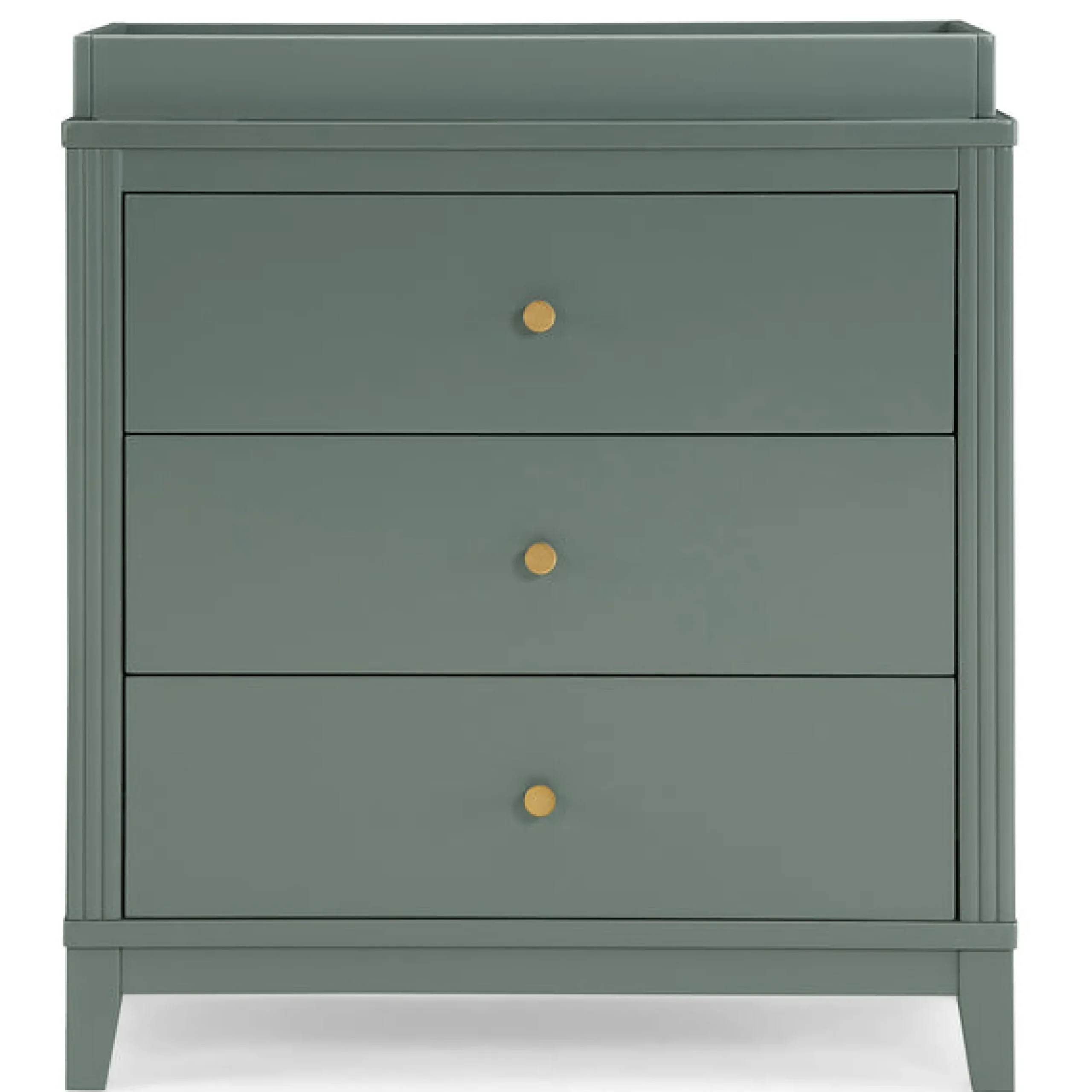 Dressers & Changing Tables|Dressers*Delta Children Eloise 3 Drawer Dresser with Changing Top and Interlocking Drawers Grassy Glen (357)