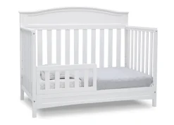 Baby Cribs*Delta Children Emery 4-in-1 Convertible Crib White (100)