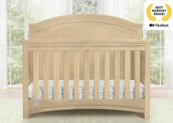 Baby Cribs*Simmons Kids Emma Crib 'N' More Natural Sandstone (1544)