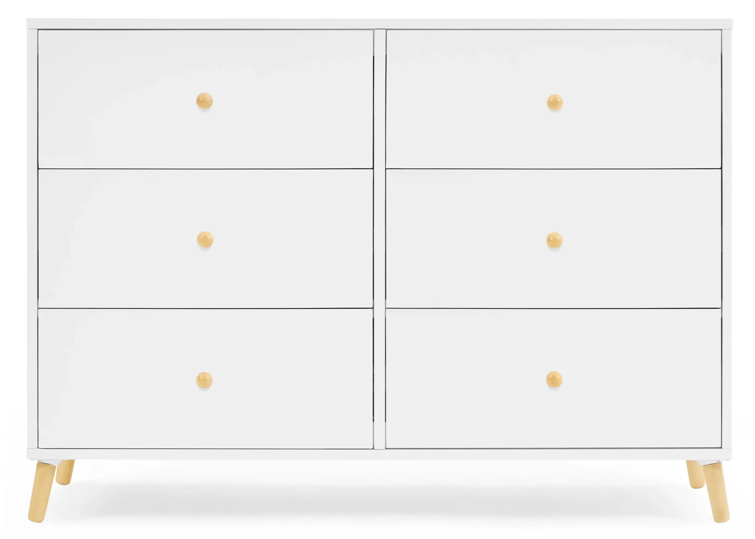 Dressers & Changing Tables|Dressers*Delta Children Essex 6 Drawer Dresser with Interlocking Drawers