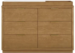 Dressers & Changing Tables|Dressers*Delta Children Forever 6 Drawer Dresser with Interlocking Drawers - Naturals Collection