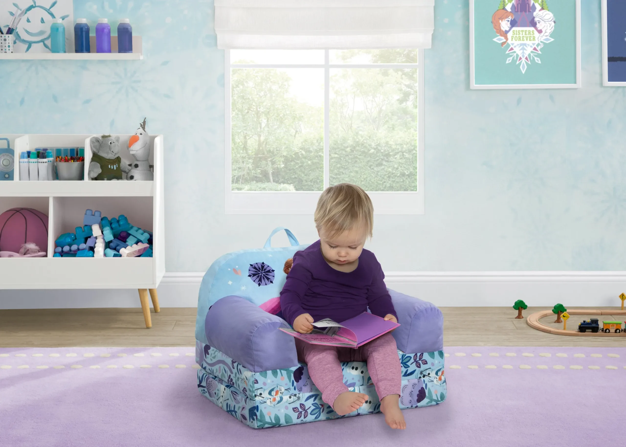Kids’ Chairs*Delta Children Frozen Cozee Buddy Flip-Out Chair