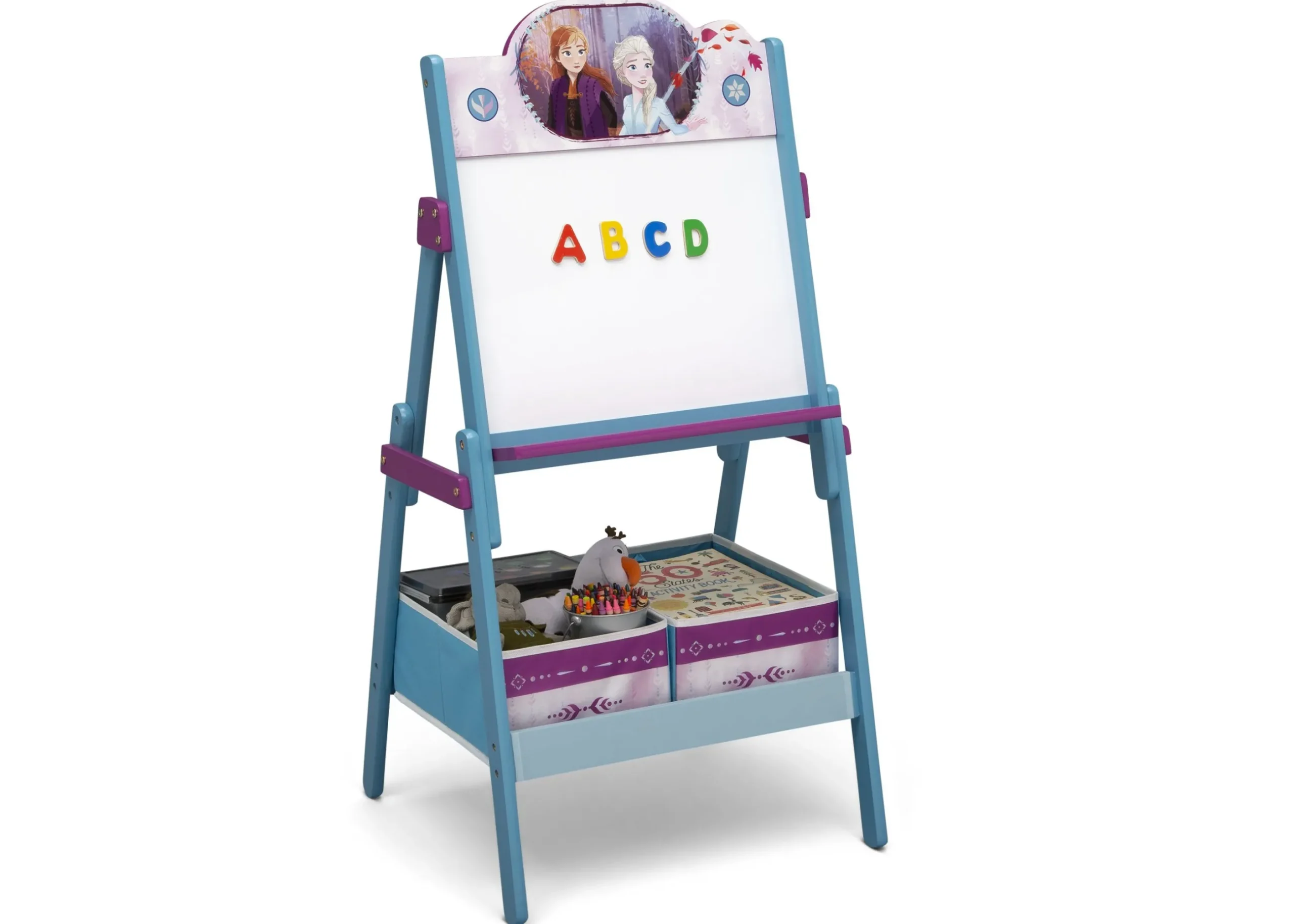 Easels*Delta Children Frozen II Wooden Activity Easel with Storage