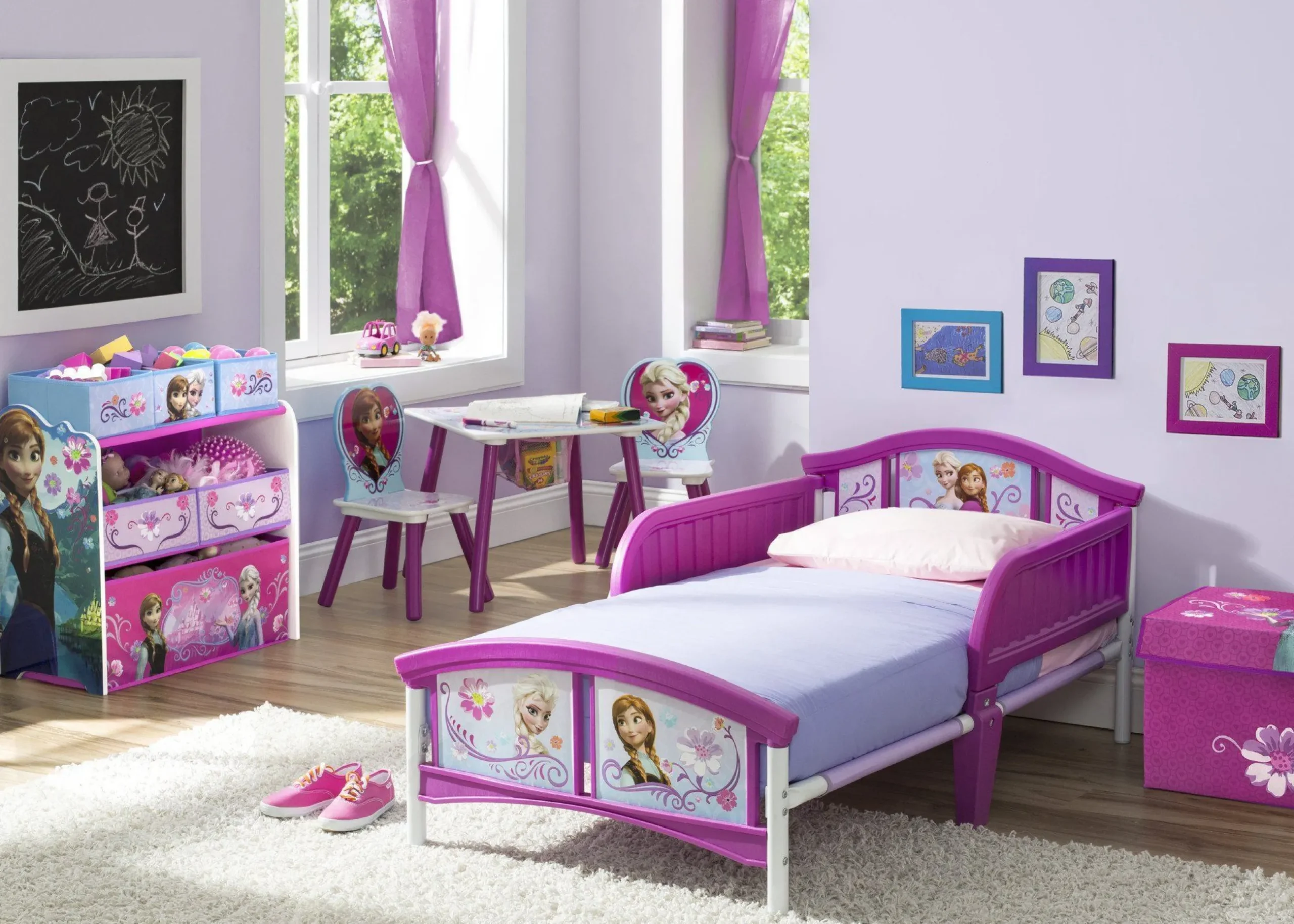 Toy Storage & Bookcases|Book & Toy Storage*Delta Children Frozen Multi-Bin Toy Organizer