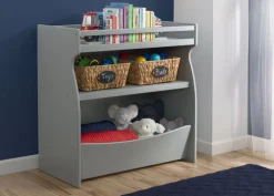 Dressers & Changing Tables|Dressers*Delta Children Gateway 2-in-1 Changing Table & Storage Unit Grey (026)
