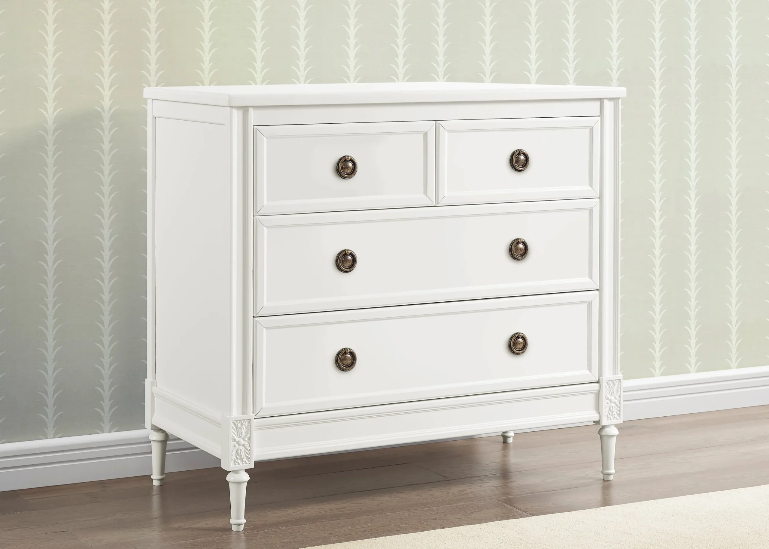Dressers & Changing Tables|Dressers*Delta Children Heritage 4 Drawer Dresser with Changing Top and Interlocking Drawers