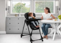 High Chairs & Boosters*Little Folks by Delta Children 2-in-1 SlimFold High Chair for Babies and Toddler