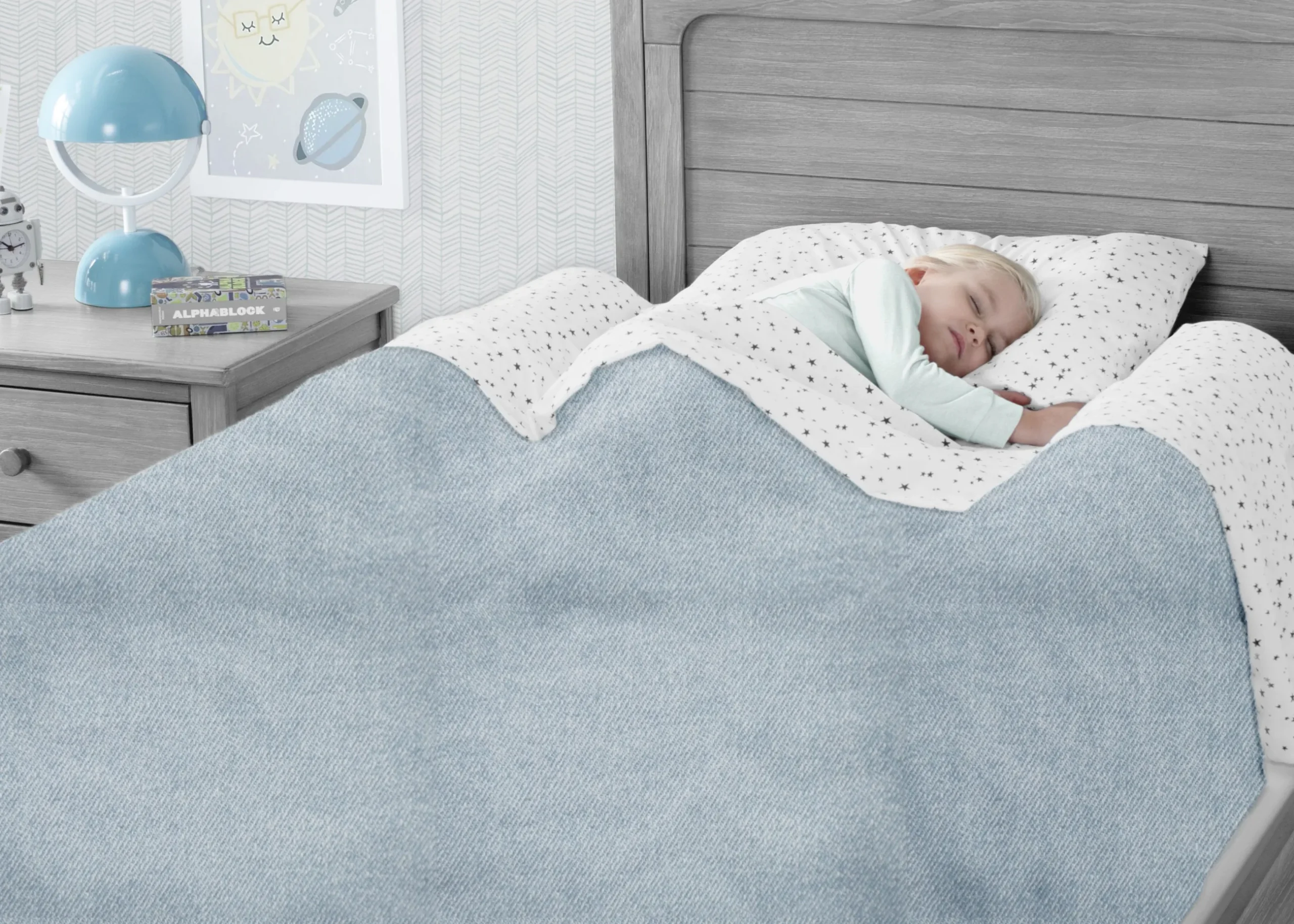 Kids Accessories|Foam Bed Rails*Delta Children Inflatable Bed Rails for Toddlers & Kids with Foot Pump (2 Pack)