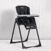 High Chairs & Boosters*Jeep Classic Black Convertible 2-in-1 High Chair for Babies and Toddlers with Adjustable Height, Recline & Footrest