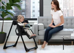 High Chairs & Boosters*Jeep Classic Convertible 2-in-1 High Chair for Babies and Toddlers with Adjustable Height, Recline & Footrest